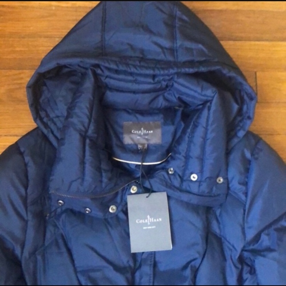 Cole Haan Puffer Parka Coat - Picture 3 of 6